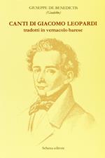 Canti di Giacomo Leopardi tradotti in vernacolo barese