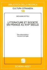 Littérature et société en France au XVIIe siècle. Vol. 1
