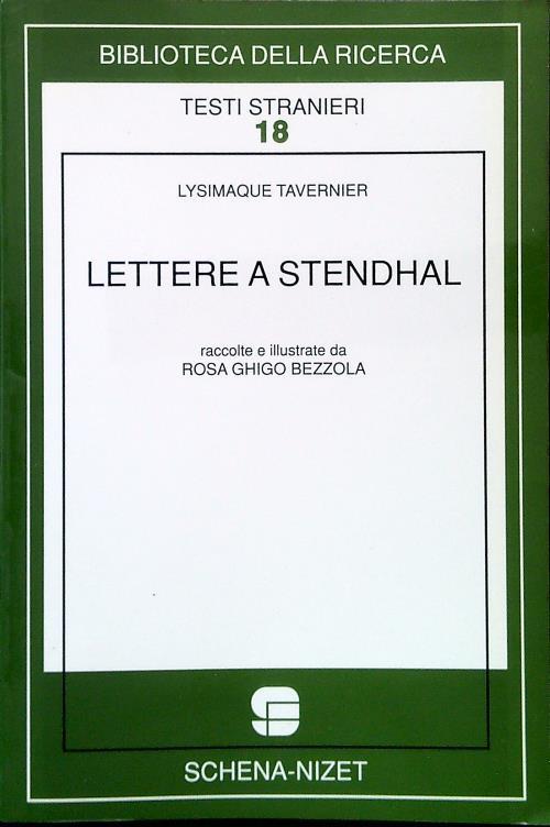 Lettere a Stendhal