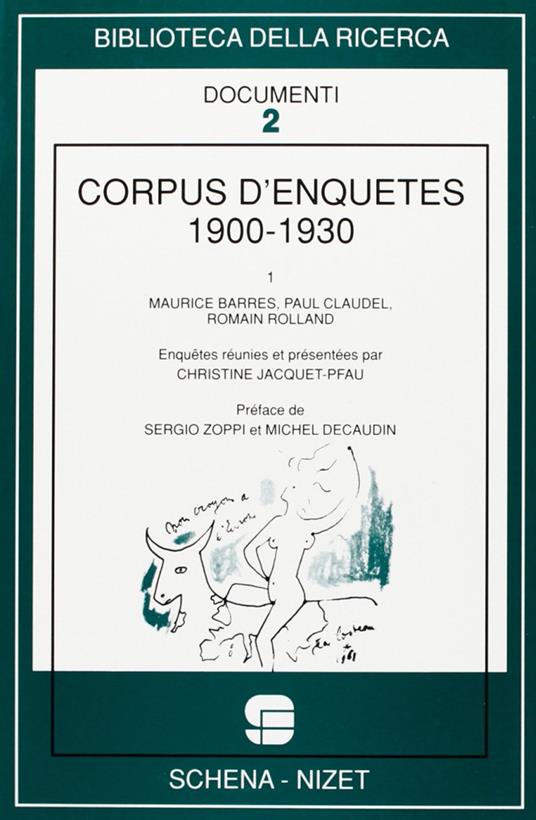 Corpus d'enquête - Maurice Barrès,Paul Claudel,Romain Rolland - copertina