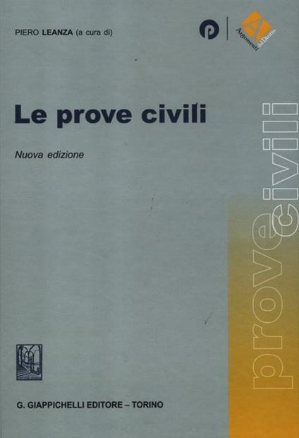 Le prove civili - copertina