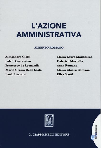 L'azione amministrativa. Con e-book - copertina