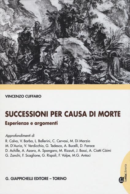 Successioni per causa di morte. Esperienze e argomenti - Vincenzo Cuffaro - copertina