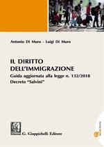 Il diritto dell'immigrazione. Guida aggiornata alla Legge n. 132/2018 Decreto «Salvini». Con e-book