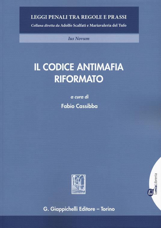 Il codice antimafia riformato - copertina