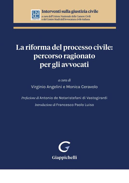La riforma del processo civile: percorso ragionato per gli avvocati - copertina