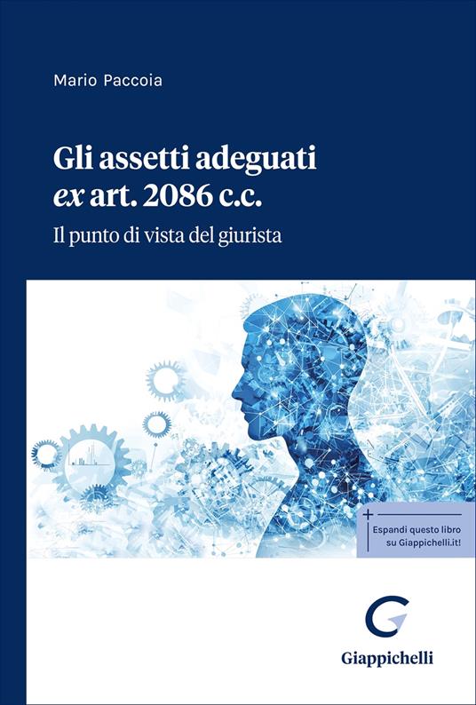 Gli assetti adeguati ex art. 2086 c.c. Il punto di vista del giurista - Mario Paccoia - copertina