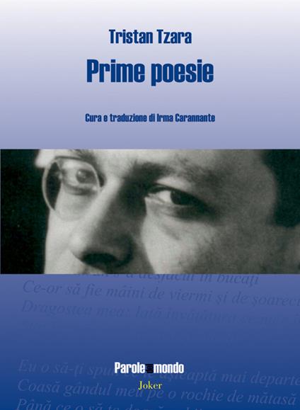 Prime poesie - Tristan Tzara - copertina