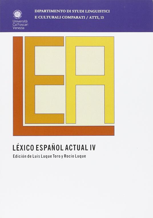Léxico español actual. Vol. 4 - copertina