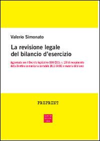 La revisione legale del bilancio d'esercizio - Valerio Simonato - copertina
