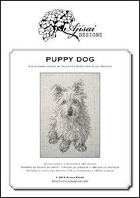 Puppy dog. A blackwork design - Valentina Sardu - copertina