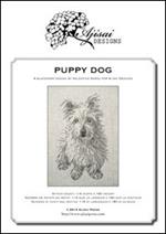 Puppy dog. A blackwork design