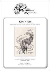 Koi fish. A blackwork design - Valentina Sardu - copertina