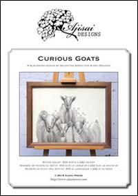 Curious goats. Blackwork design. Ediz. italiana, francese e inglese - Valentina Sardu - copertina