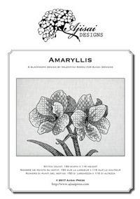 Amaryllis. A blackwork design. Ediz. italiana, inglese e francese - Valentina Sardu - copertina