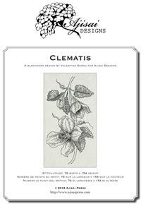 Clematis. Blackwork design - Valentina Sardu - copertina