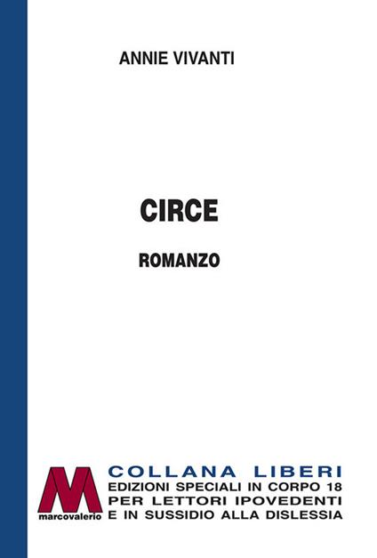 Circe. Ediz. per ipovedenti - Annie Vivanti - copertina