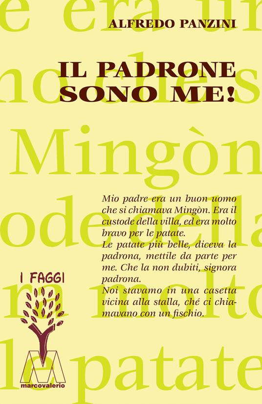 Il padrone sono me! - Alfredo Panzini - copertina