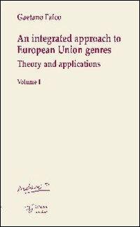 An integrated approach to european union genres. Theory and applications - Gaetano Falco - copertina