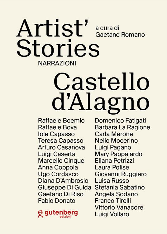 Artist' stories. Narrazioni - copertina