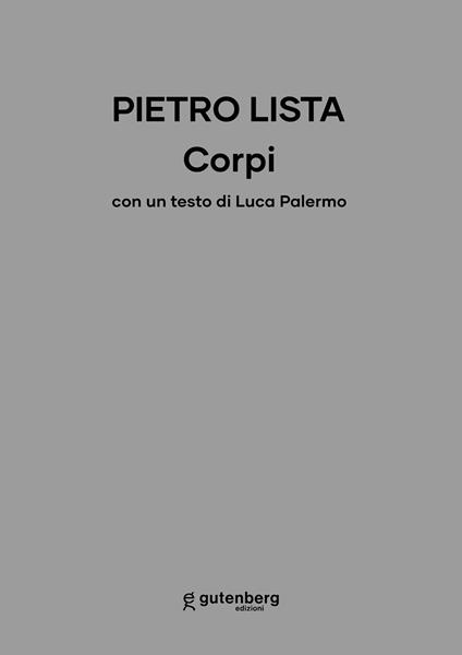 Pietro Lista. Corpi - Luca Palermo - copertina