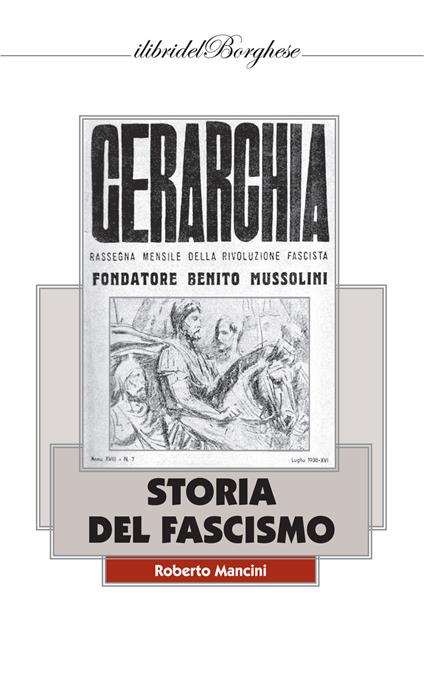 Storia del fascismo. Vol. 1 - Roberto Mancini - copertina