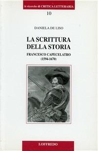 La scrittura della storia - Daniela De Liso - copertina