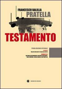 Testamento - Francesco Balilla Pratella - copertina