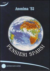 Pensieri sparsi - Anonima '52 - copertina
