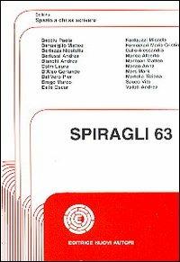 Spiragli. Vol. 63 - copertina