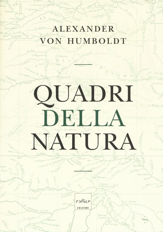 Quadri della natura - Alexander von Humboldt - copertina