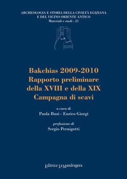 Libro Backias 2009-2010. Rapporto preliminare della XVIII e della XIX campagna di scavi 