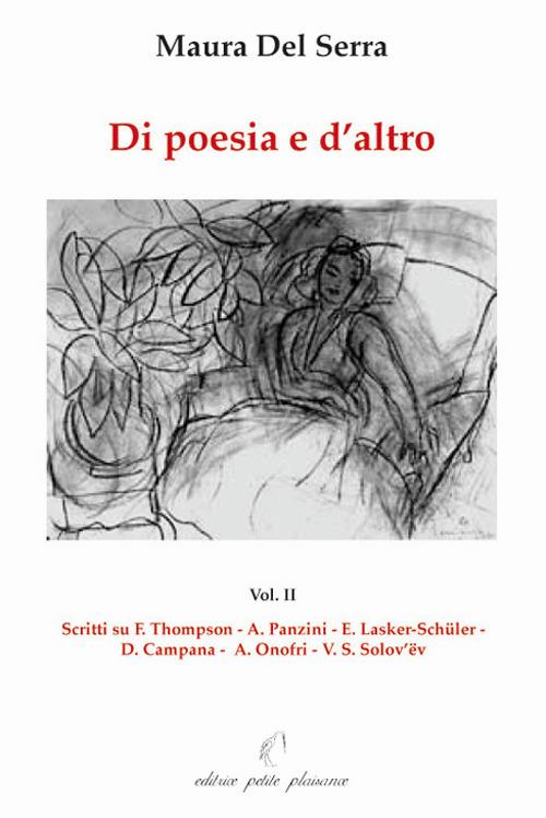 Di poesia e d'altro. Vol. 2 - Maura Del Serra - copertina