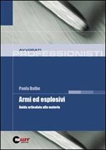 Armi ed esplosivi. Guida articolata alla materia