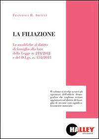 La filiazione - Francesca R. Arciuli - copertina