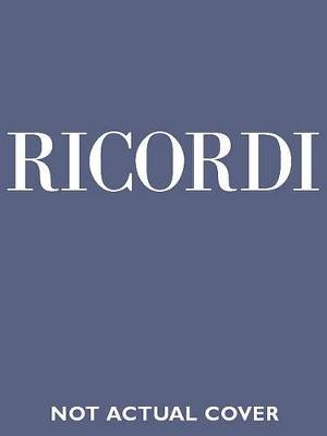 Tosca. Melodramma in 3 atti di L. Illica e G. Giacosa. Riduzione per canto e pianoforte. Ediz. italiana e inglese - Giacomo Puccini - copertina