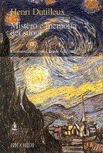 Libro Mistero e memoria dei suoni. Conversazioni con Claude Glayman Henri Dutilleux