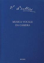 Musica vocale da camera. Ediz. critica