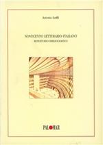 Novecento letterario italiano. Repertorio bibliografico