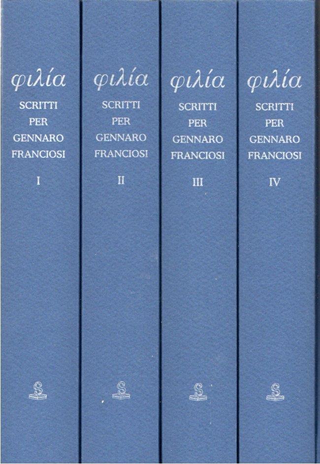 Filia. Scritti per Gennaro Franciosi
