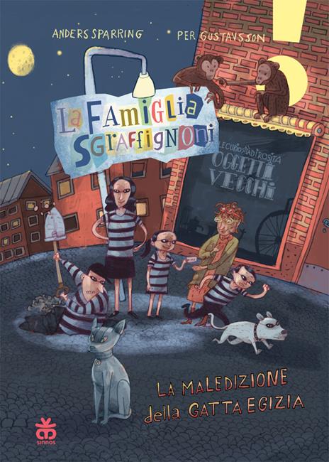La maledizione della gatta egizia. La famiglia Sgraffignoni. Ediz. ad alta leggibilità - Anders Sparring - copertina