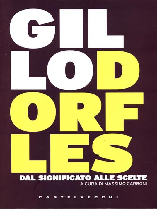 Dal significato alle scelte - Gillo Dorfles - copertina