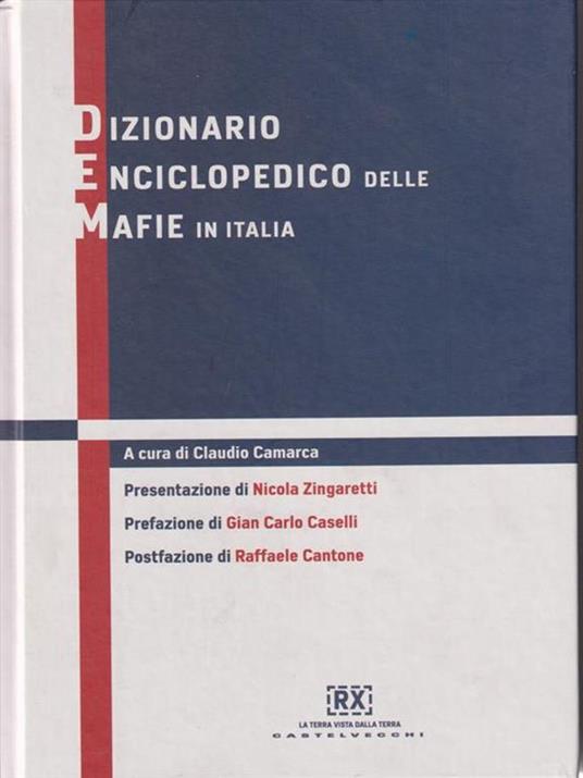 Dizionario enciclopedico delle mafie in Italia - copertina