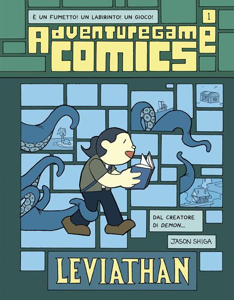 Adventuregame. Vol. 1: Leviathan - Jason Shiga - copertina
