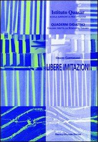 Libere imitazioni - Orazio Carpenzano - copertina