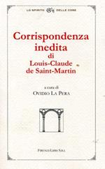 Corrispondenza inedita di Louis-Clause de Saint-Martin