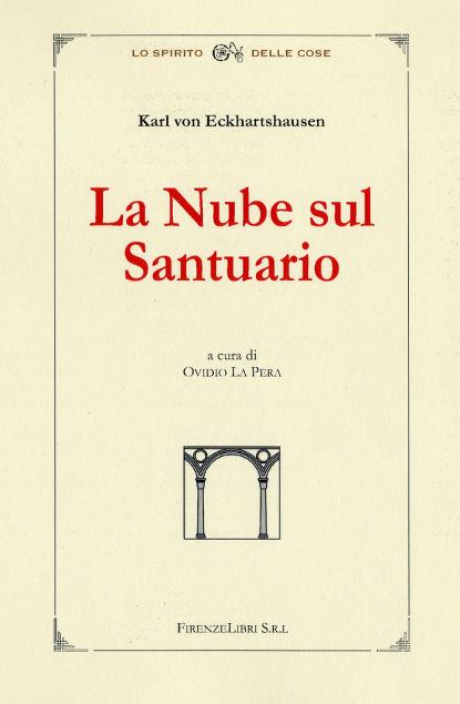La nube del santuario - Karl von Eckartshausen - copertina