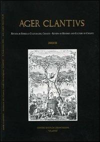 Ager Clantius. Rivista di storia e cultura del Chianti. Ediz. italiana e inglese (2003). Vol. 2