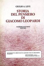 Storia del pensiero di Giacomo Leopardi