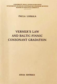 Verner's law and baltic-finnic consonant gradation